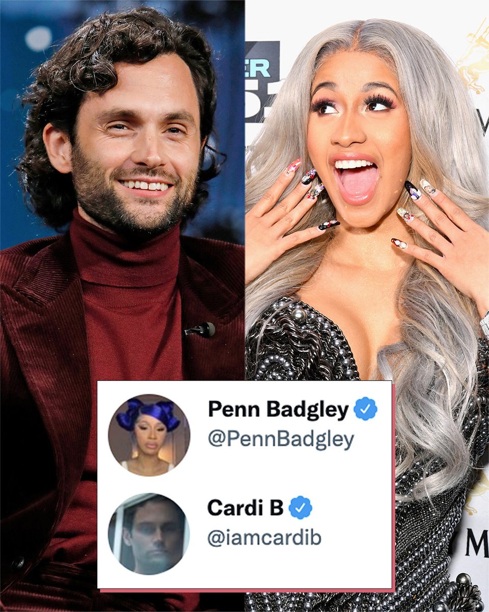 enews's tweet photo. Our favorite 2021 obsession? Cardi B &amp; Penn Badgley's friendship (psst, they're still each other's profile pics). (📷: Getty) https://t.co/ubJnPHVHlx