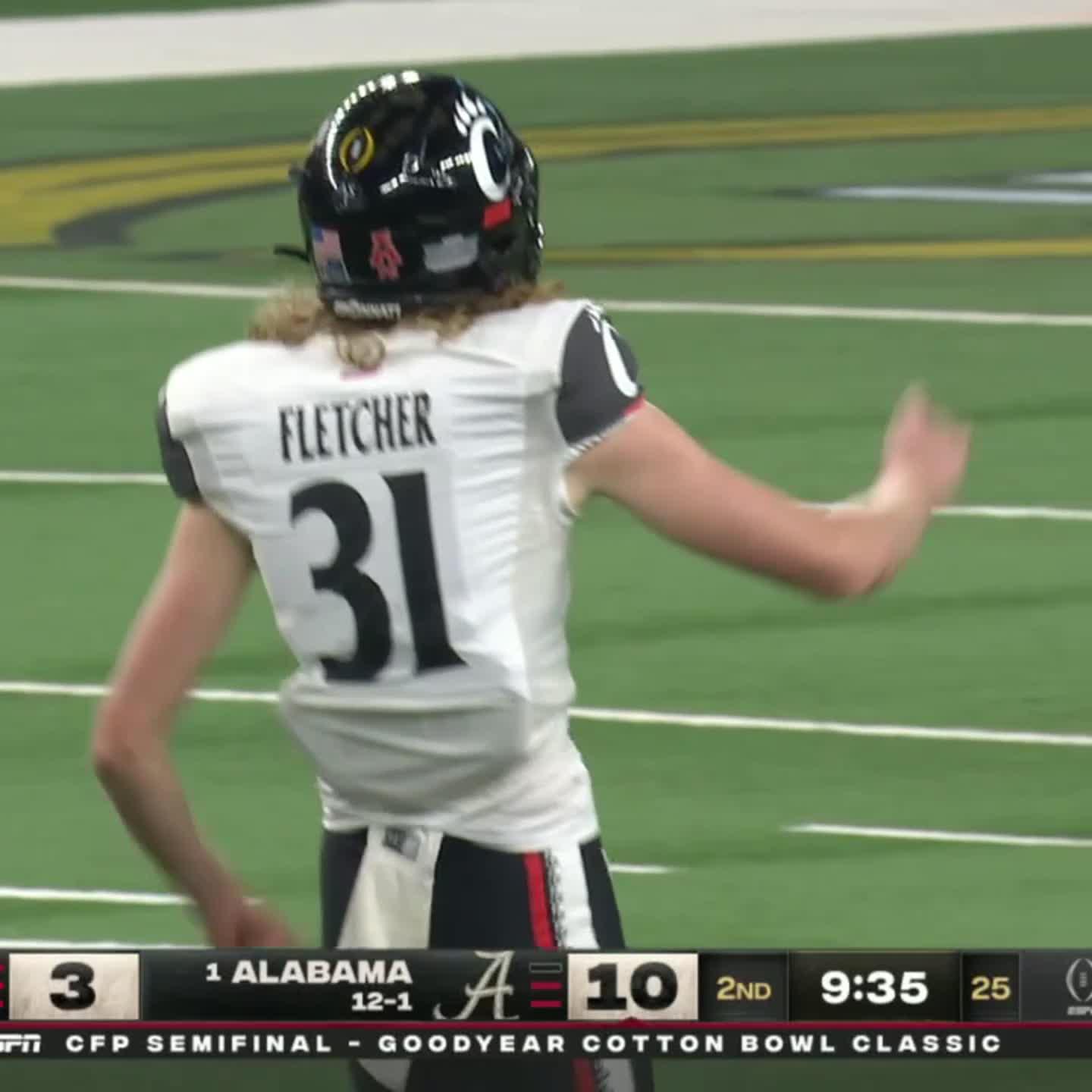 SportsCenter on Twitter ".GoBearcatsFB punter Mason Fletcher hit the