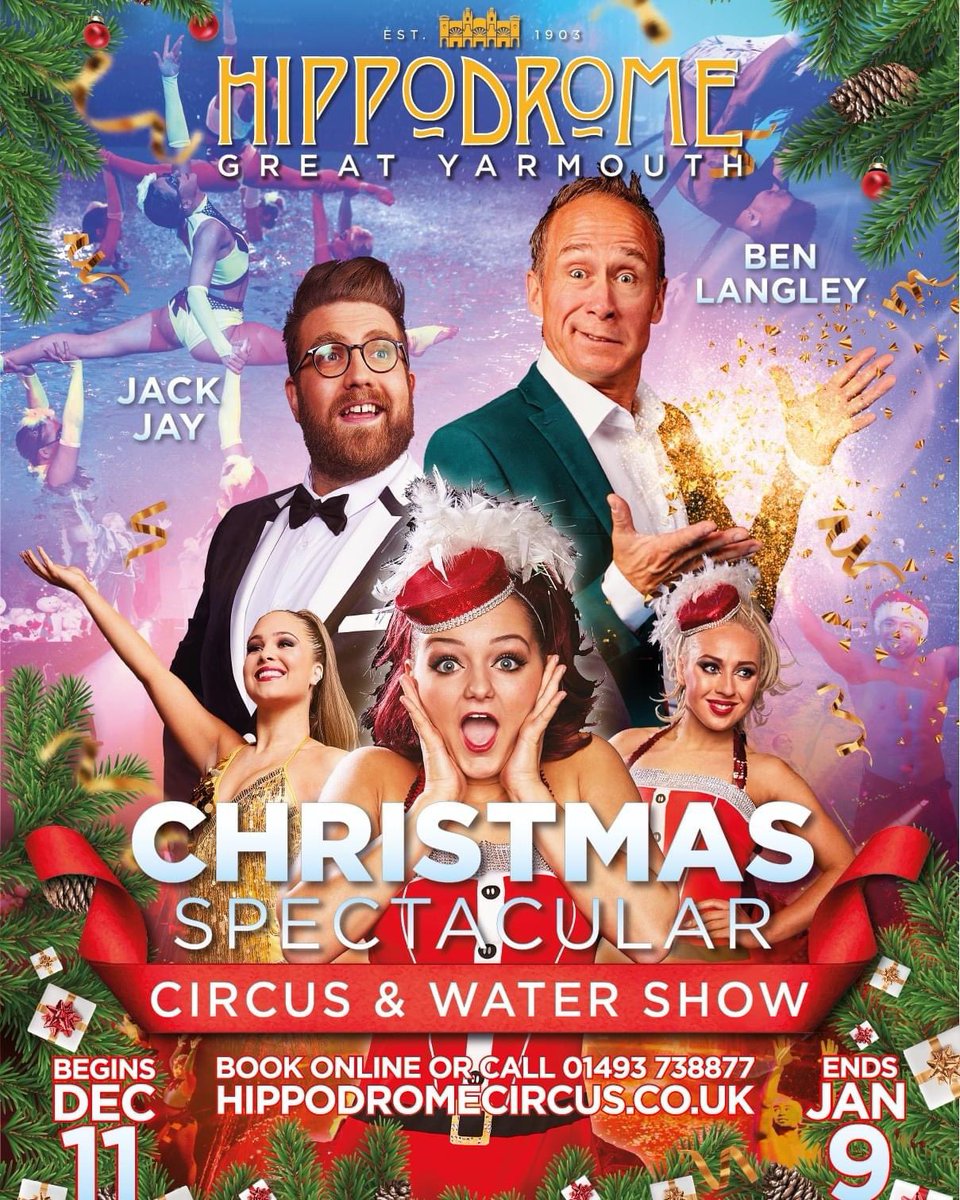 Super applause 👏 to @hippodromeGY for bring live entertainment to many #tonight @YouTube how lucky #norfolk is to have the only circus/water spectacular in Europe and only full season end of pier show in the world absolute treasures of the world 🌎 @justjackjay @BenLangley