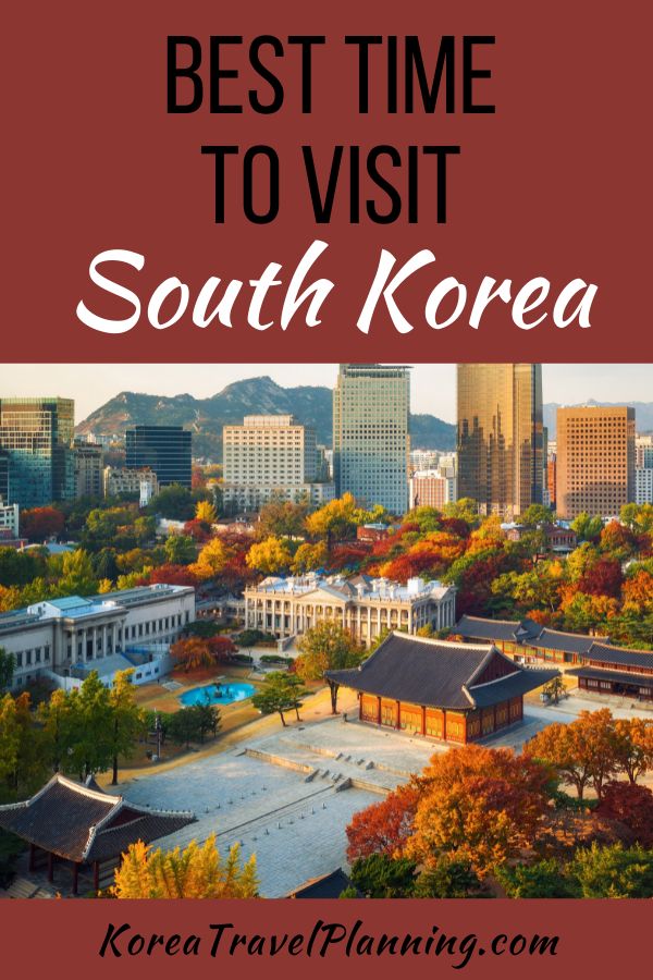 Trying to work out when to visit South Korea?  Check out our detailed article on the best time to visit.  Includes weather and major events information. bit.ly/3DLBcTo