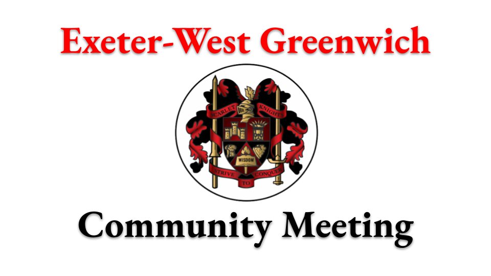 Exeter-West Greenwich Regional School District tweet media