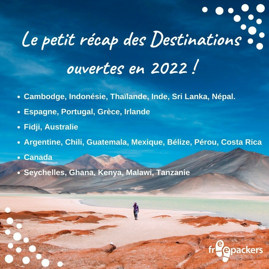Freepackers's tweet image. Freepackers prépare 2022 avec optimisme : la plupart de nos missions sont ouvertes ! ☀️

Nous vous invitons à découvrir nos projets et à vivre une expérience internationale unique tout en contribuant au développement durable ! 🌍

Merci pour cette ann… instagr.am/p/CYJ6JR-IDo3/
