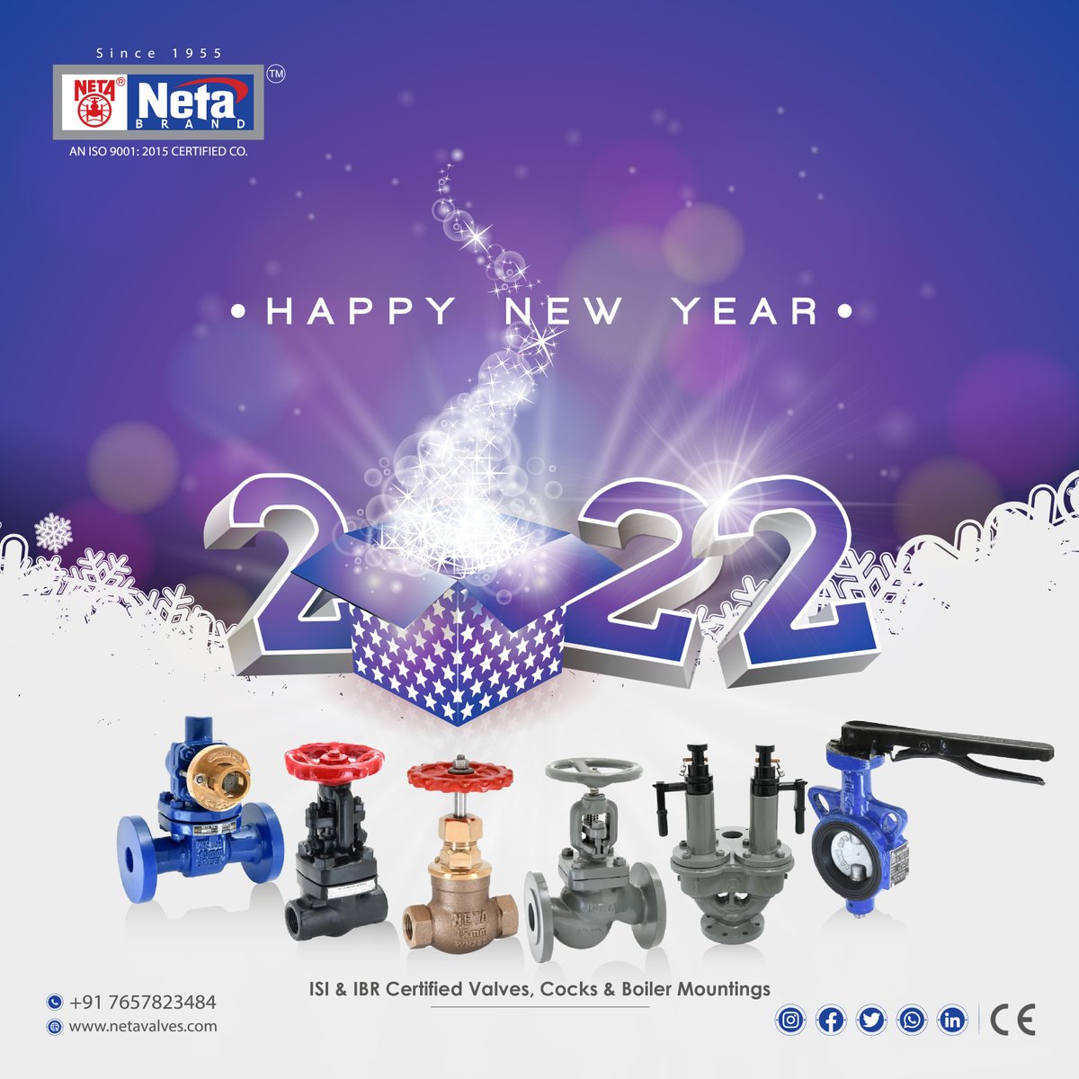 NetaMetalWorks's tweet photo. Enjoy this special time of year with those you love, and may the Lord bless you all with a happy and healthy New Year. #HappyNewYear #Happynewyear2022 #2022
#NetaValve #Netavalves #NewYear2022 https://t.co/DohWSTZUTh