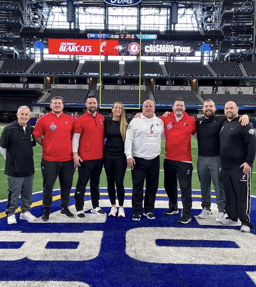 Zach, AT⚕️ (@turnbomb15) on Twitter photo Good luck to <a href="/GoBearcatsFB/">Cincinnati Football</a> and <a href="/GoBearcatsSM/">UC Sports Medicine</a> today at <a href="/CottonBowlGame/">Goodyear Cotton Bowl Classic</a>! 💯❤️. I would argue that this staff has had to fire on all cylinders and execute much like the players en route to a 13-0 season. This includes fall camp, off days, and bye weeks! GO BEARCATS! Good luck to <a href="/GoBearcatsFB/">Cincinnati Football</a> and <a href="/GoBearcatsSM/">UC Sports Medicine</a> today at <a href="/CottonBowlGame/">Goodyear Cotton Bowl Classic</a>! 💯❤️. I would argue that this staff has had to fire on all cylinders and execute much like the players en route to a 13-0 season. This includes fall camp, off days, and bye weeks! GO BEARCATS!