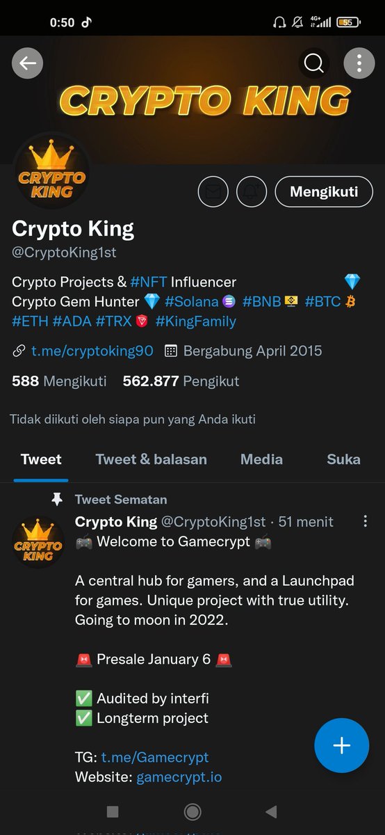 DennisMinanda's tweet photo. @CryptoKing1st done sir ✅ https://t.co/bLdJXzL4Yi