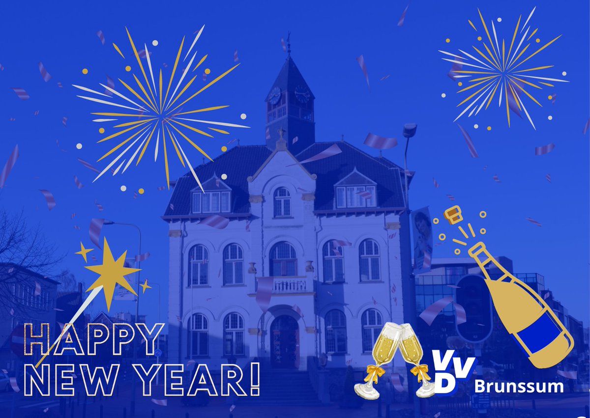 vvdbrunssum's tweet photo. De Brunssumse #VVD wenst jullie een gelukkig, veilig en gezond 
2️⃣0️⃣2️⃣2️⃣ 🍾🥂🕛

#Brunssum #gelukkig2022 #VVD #cheers #HappyNewYear https://t.co/zR28WiAV0s