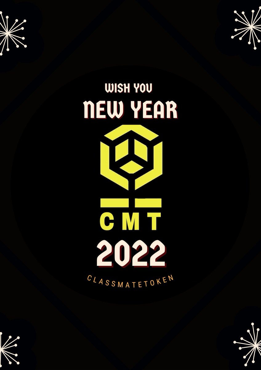 classmatetoken's tweet photo. Wish you a HAPPY NEW YEAR 2020 fr #classmatetoken #cmt #27มันดียังไง  #1YearWithChristmasLove  #AdventOfCode  #cryptocurrency https://t.co/0Y9DK9t1Db