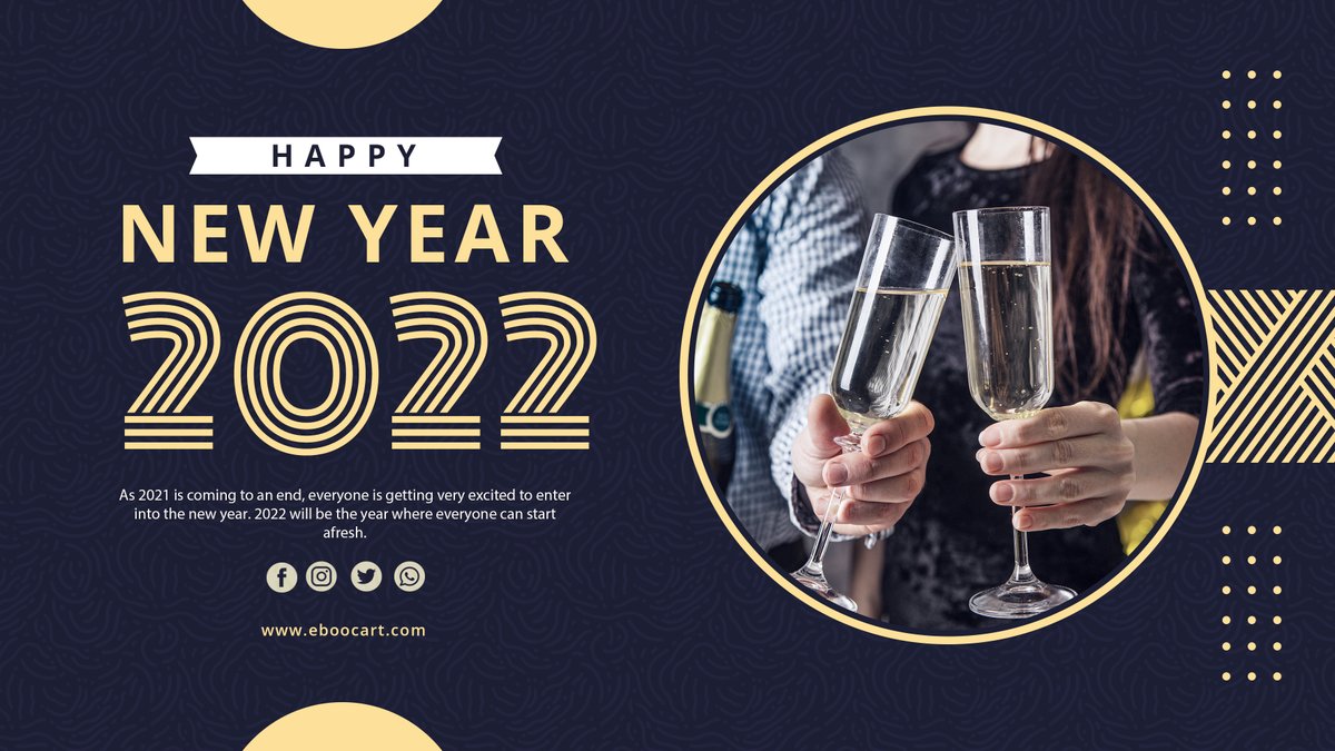 eboocart's tweet photo. As 2021 is coming to an end, everyone is getting very excited to enter into the new year. 2022 will be the year where everyone can start afresh. #eboocart #NewYearsEve2022 #newyear2022 #new #newyork #blogging https://t.co/NFtMjr8C1m