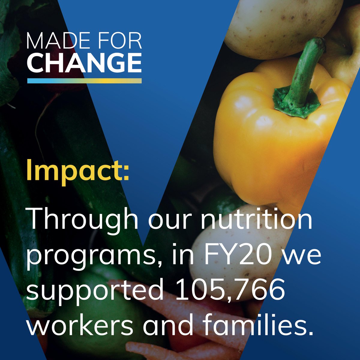VFCorp's tweet photo. Food for thought: nutrition should be a right, not a privilege.
#MadeForChange https://t.co/kZppr4DIvk