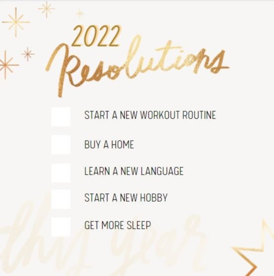 SFAgentJMasoner's tweet image. Do you have a New Years resolution? If so, tell me in the comments below what it is? 

#JohnnyMasonerStateFarm #YourRogersvilleAgent
#AlabamaInsurance #NewYearsResolutions #HappyNewYear