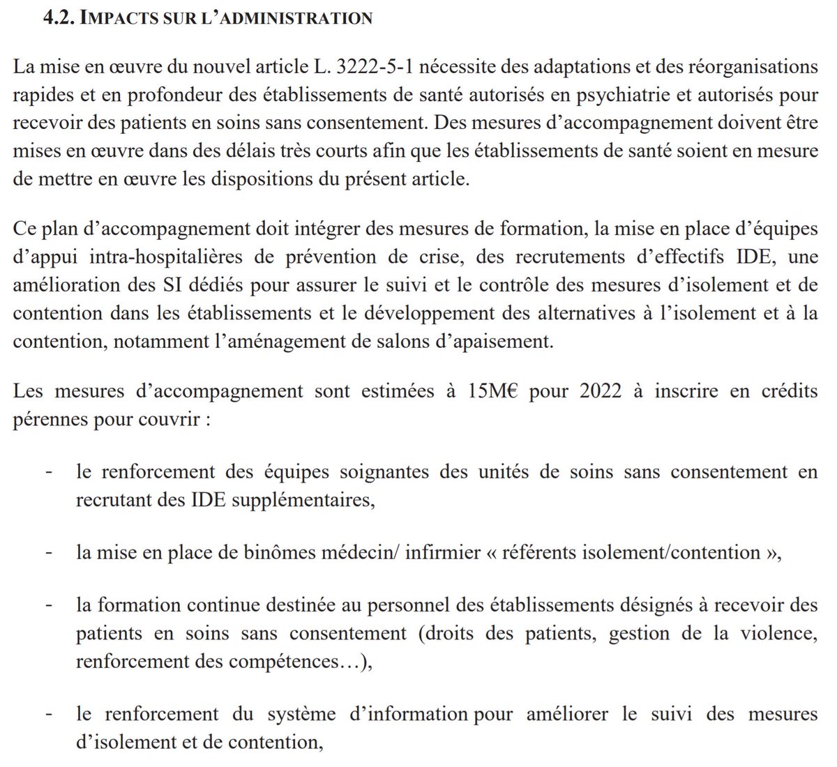 Une guerre, ça se prépare à l'avance, il y a des tas de choses à faire AVANT de lancer les hostilités.
Et une guerre contre son peuple, c'est pareil : il faut prévoir l'internement psychiatrique des opposants politiques et c'est tte une organisation
p 60 :
assemblee-nationale.fr/dyn/15/textes/…