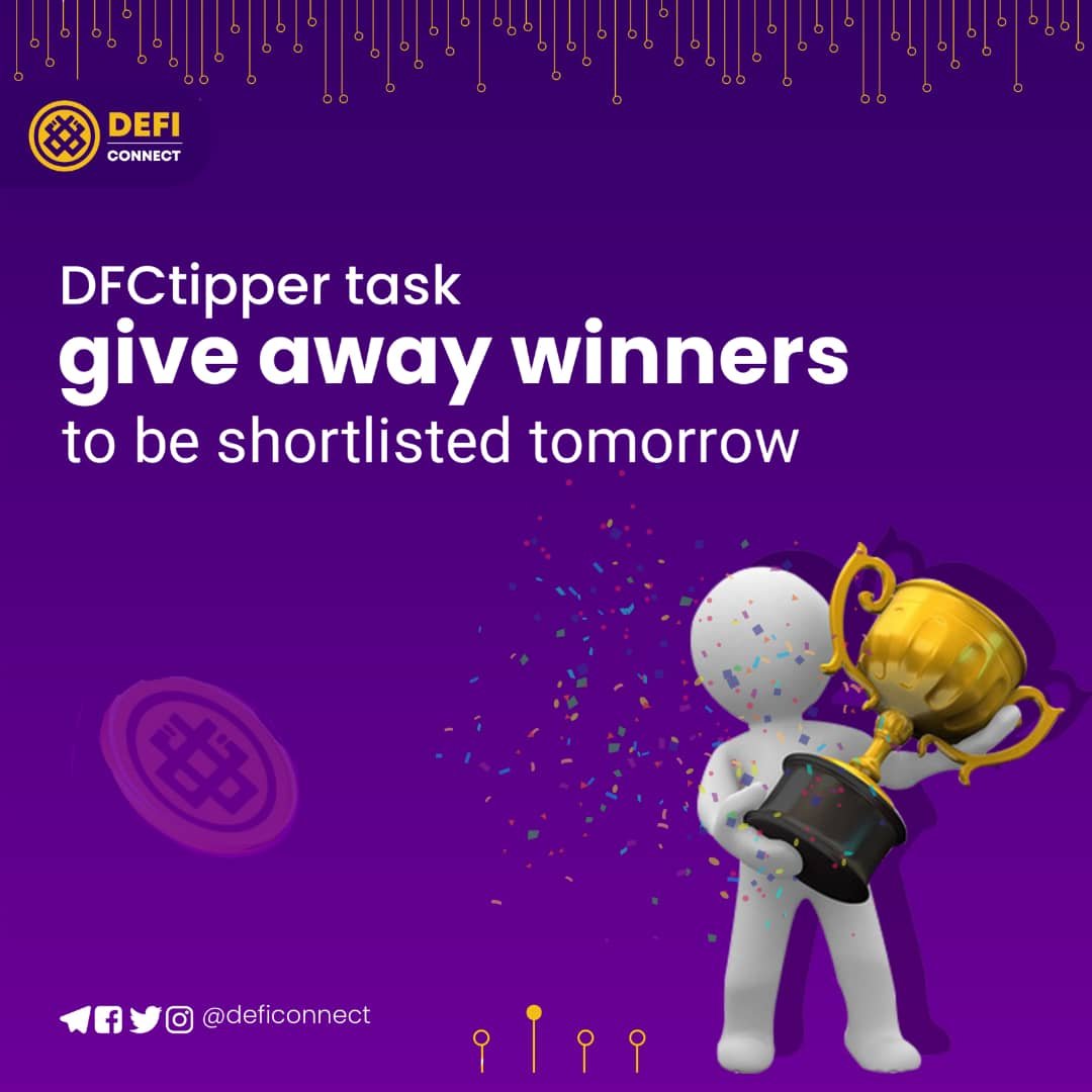 Big announcement coming up...

A new year's gift for deficonnectors..

If you have been steadfast, here comes your reward.

Watch out ..

#dfc #DefiConnect