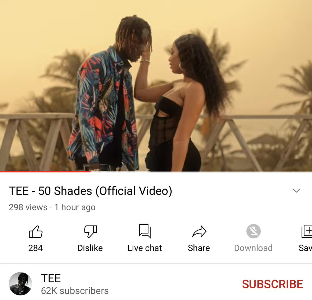 Video out now youtu.be/ZlxOtXqfHz4  stream link of the audio tee.streamlink.to/50Shades 
Please share thank you OSHASHI🌎