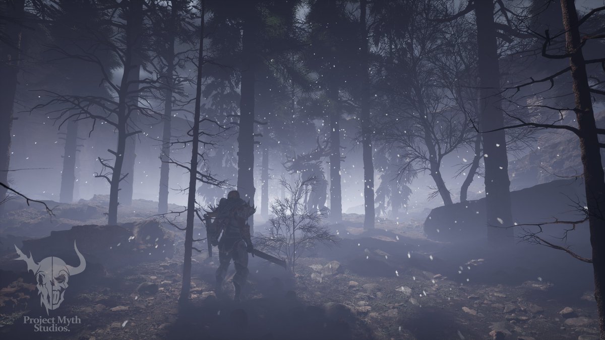 PMythStudios's tweet photo. Happy New Year from us at Project Myth Studios! We hope to grace all of you with our demo early next year! Here's a little sneak peak at another WIP scene courtesy of @EthanOlsonArts, our lead environment artist.

#UnrealEngine5 #UnrealEngine #indiegame #gamedev #indiedev https://t.co/odeynKFFs5