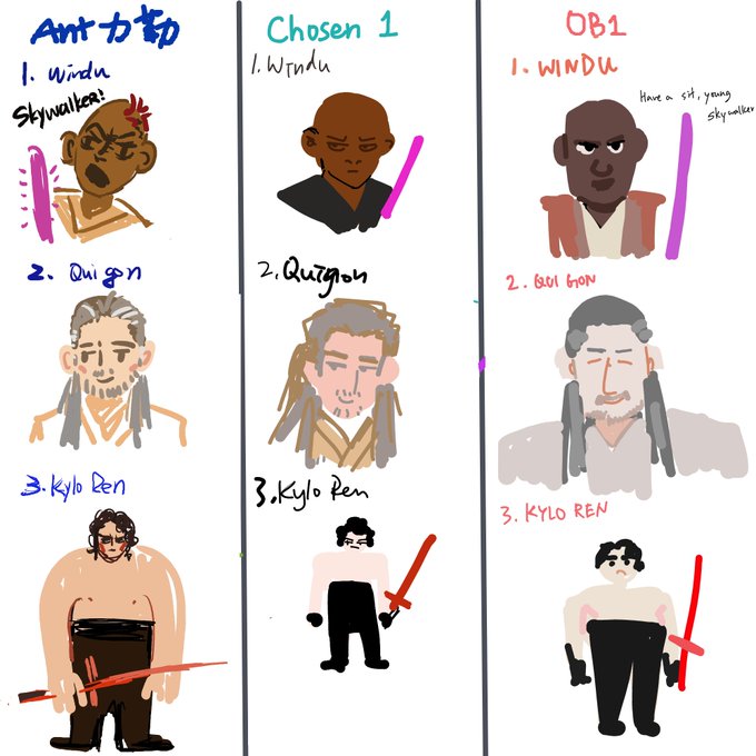 @mushbuzz_art @02png P1-2. Starwar Round 2/ P3. Hannibal / P4. random lollll 