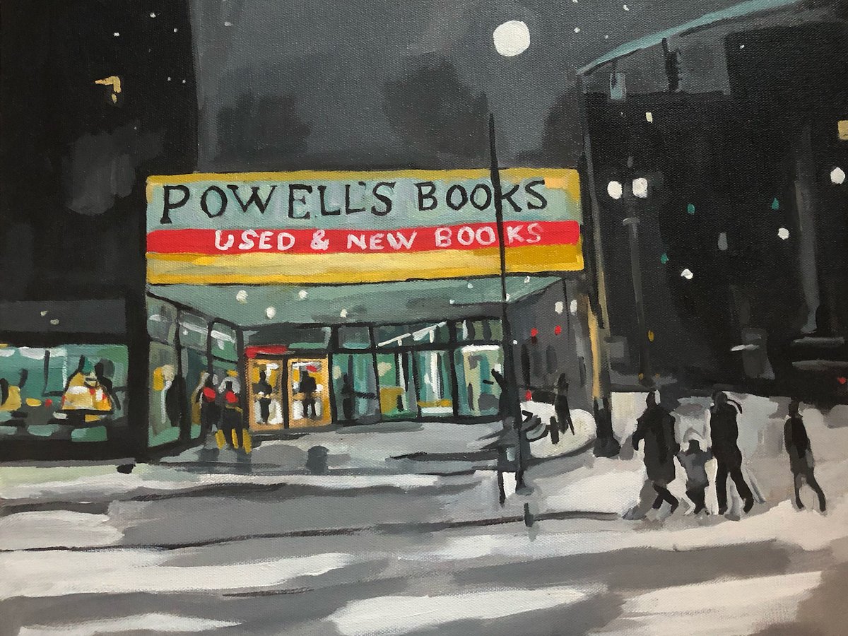 Powells's tweet photo. Thank you readers &amp; writers, browsers &amp; booksellers, publishers &amp; postal workers for being a light in 2021. 
🥂 📚 
We wish everyone a 2022 filled with good health, good cheer, and of course, good books. 

🖼️: Leah Faure (https://t.co/JjROBI8pUc) https://t.co/dmRQ6XgFCM