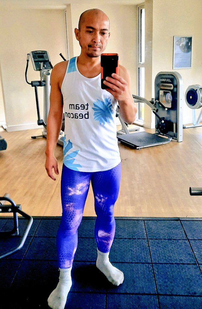 Richard_GP's tweet photo. Too wet for a run. Settled for gym doing strength training &amp; jazz dance homework. Today it's turns, leaps and floor work. This is hard work. I look like wet fish &amp; flying rag doll.😅 #GPActive #DoctorActive #MedTwitter
PS these @KapowMeggings are great- they have POCKETS! https://t.co/OhCwKHF7PQ