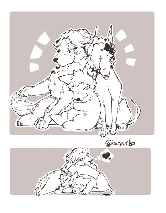 🐶「夢のようにずっとこのままでいられれば幸せだな」
※イヌ武 ココ武 黒龍サンド 