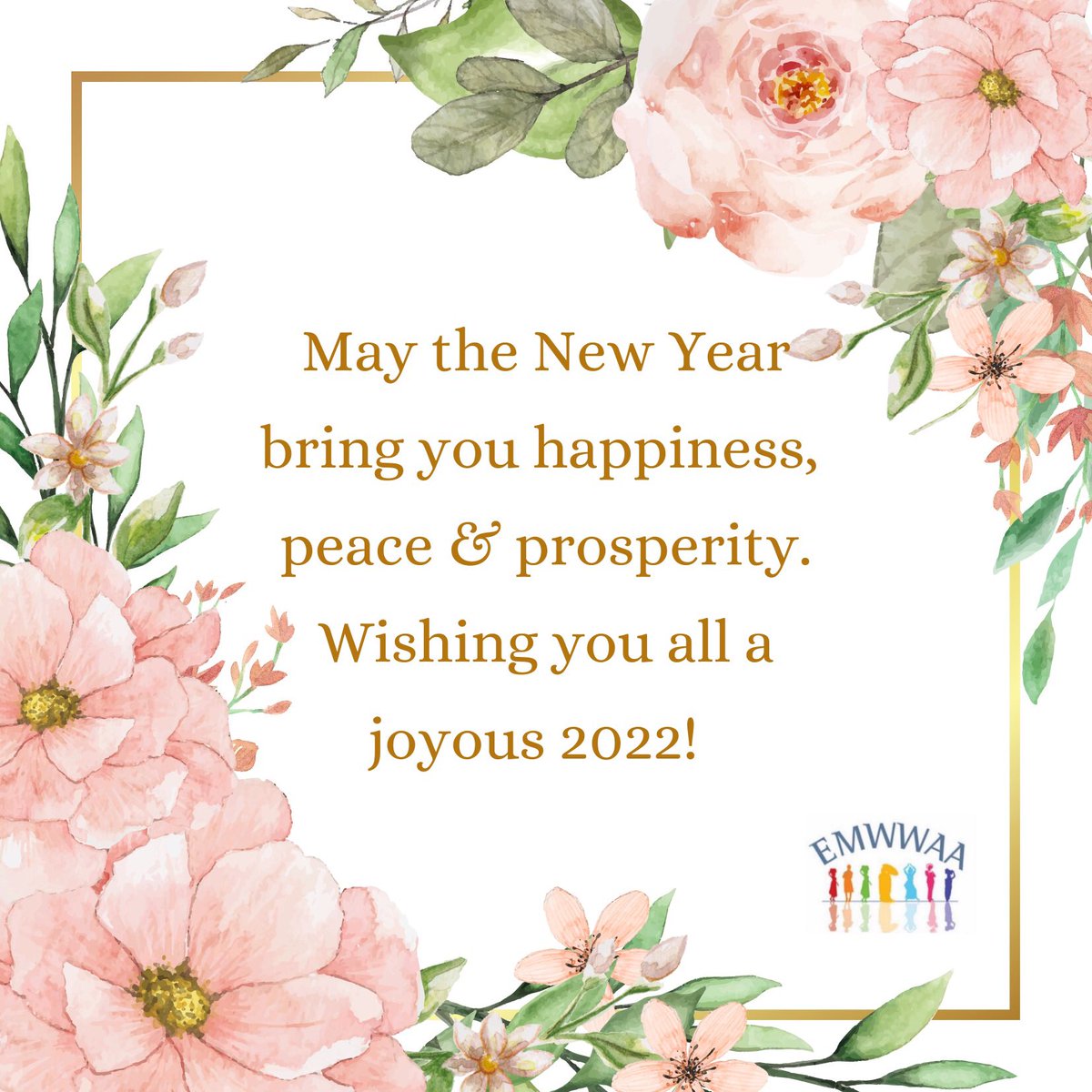 EMWWAA_'s tweet photo. May the New Year bring you happiness, peace & prosperity. Many more blessings in the year to come. Wishing you all a joyous 2022!
#NewYear2022 #NewYearsEve #happinesspeaceandlight #lovehopestrength #NewYearResolution #womenempowerment #emwwaa https://t.co/rCiZ0poLfS