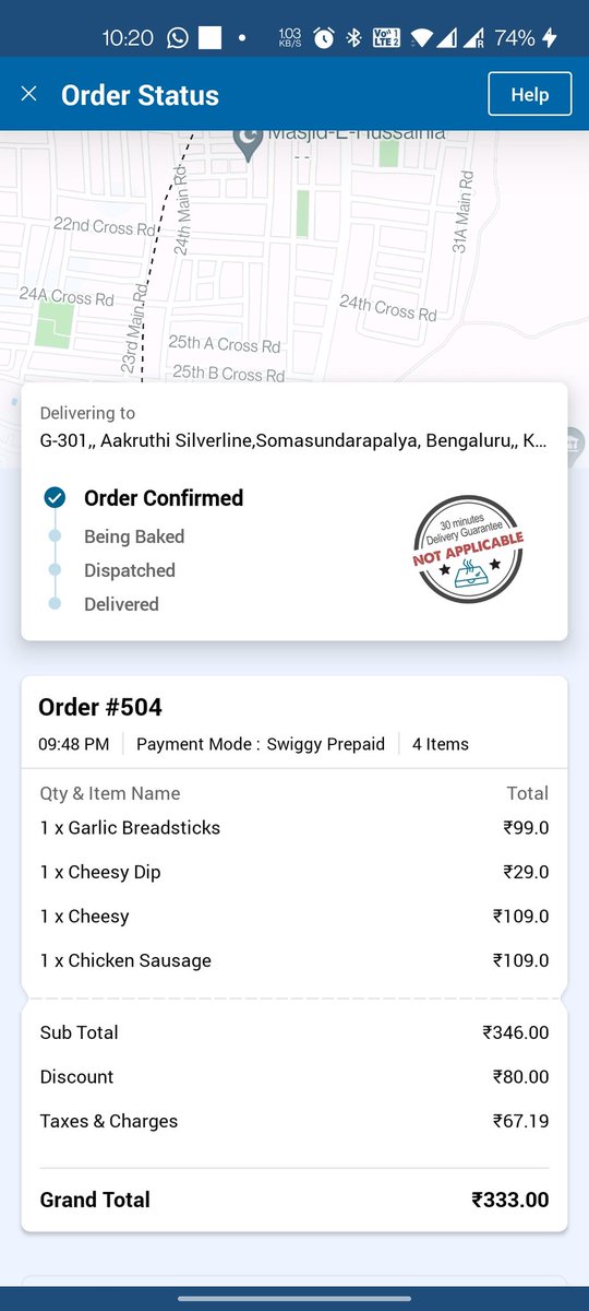devanshu41292's tweet photo. @dominos Its been more than 2 hours and still I haven't received my order. If you can't deliver then why don't you stop taking orders at right time. #pathetic #dominospizza #badcustomerservice https://t.co/Sthnajy0sT