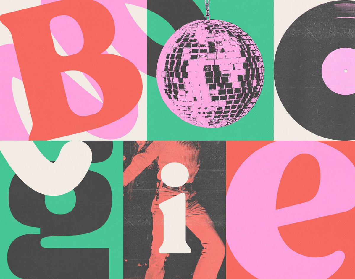 Behance's tweet photo. Groovy festival branding by Sofia Capó — see more top projects from this year in our #BestofBehance moodboard > https://t.co/kiuvWSjy0e https://t.co/T1kCRofjN3