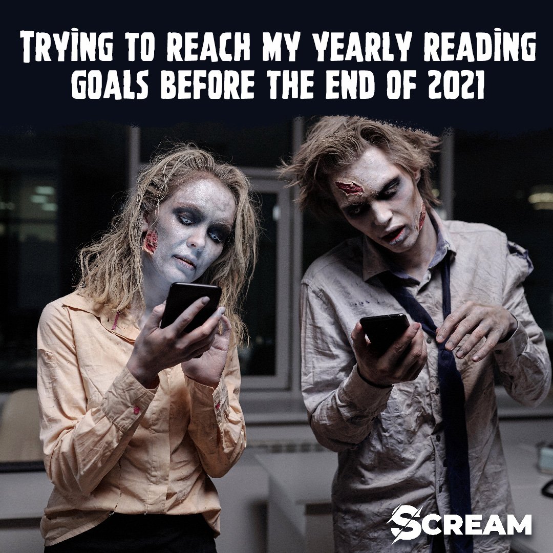 AppScream's tweet image. 2021 is almost over and my TBR list is still huge. 📚
Raise your hand if this happened to you too. 🙋

Happy New Year 2022 to all our Scream readers! 🎆

Spooky Reading! 👻

#ScreamApp #BookMemes