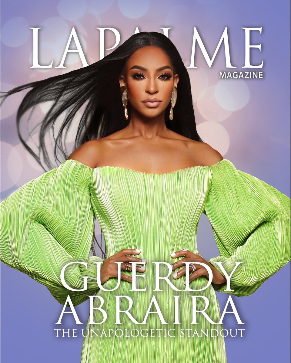 She’s the unapologetic standout of @peacockTV’ #RHOM and <a href="/Guerdydesign/">Guerdy Abraira</a> is our New Years cover star. Learn more 👉🏻 lapalmemagazine.com/2021/12/guerdy….

📷 <a href="/filbertkung/">Fil</a>
Style: <a href="/wainachancy/">waina Chancy</a> 
Makeup: <a href="/TheMakeupAli/">TheMakeupAli</a> 
Hair: <a href="/peggymackey/">Peggy Mackey Makeup</a> 
Production: <a href="/mattdillon1983/">Matt Dillon</a> 
EIC: <a href="/kevinlapalme/">kevin lapalme</a>