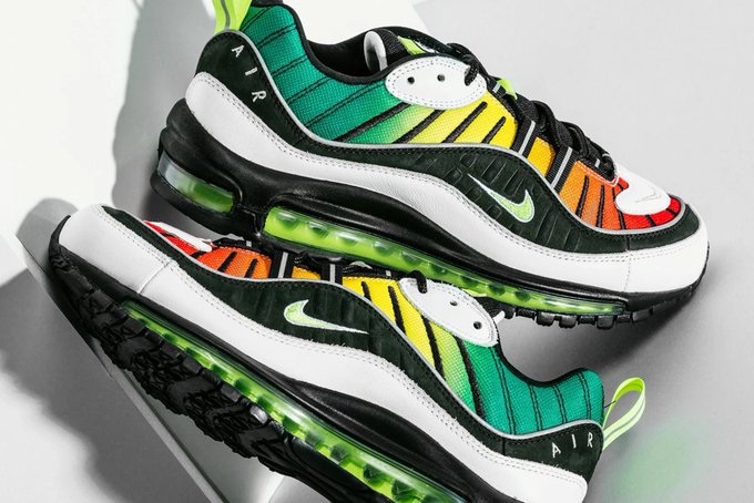 SOLELINKS's tweet photo. Ad:  Olivia Kim x Nike Air Max 98 'No Cover' on sale for $119.40 + shipping => https://t.co/InP6cNOcYE https://t.co/6DOALq28s2