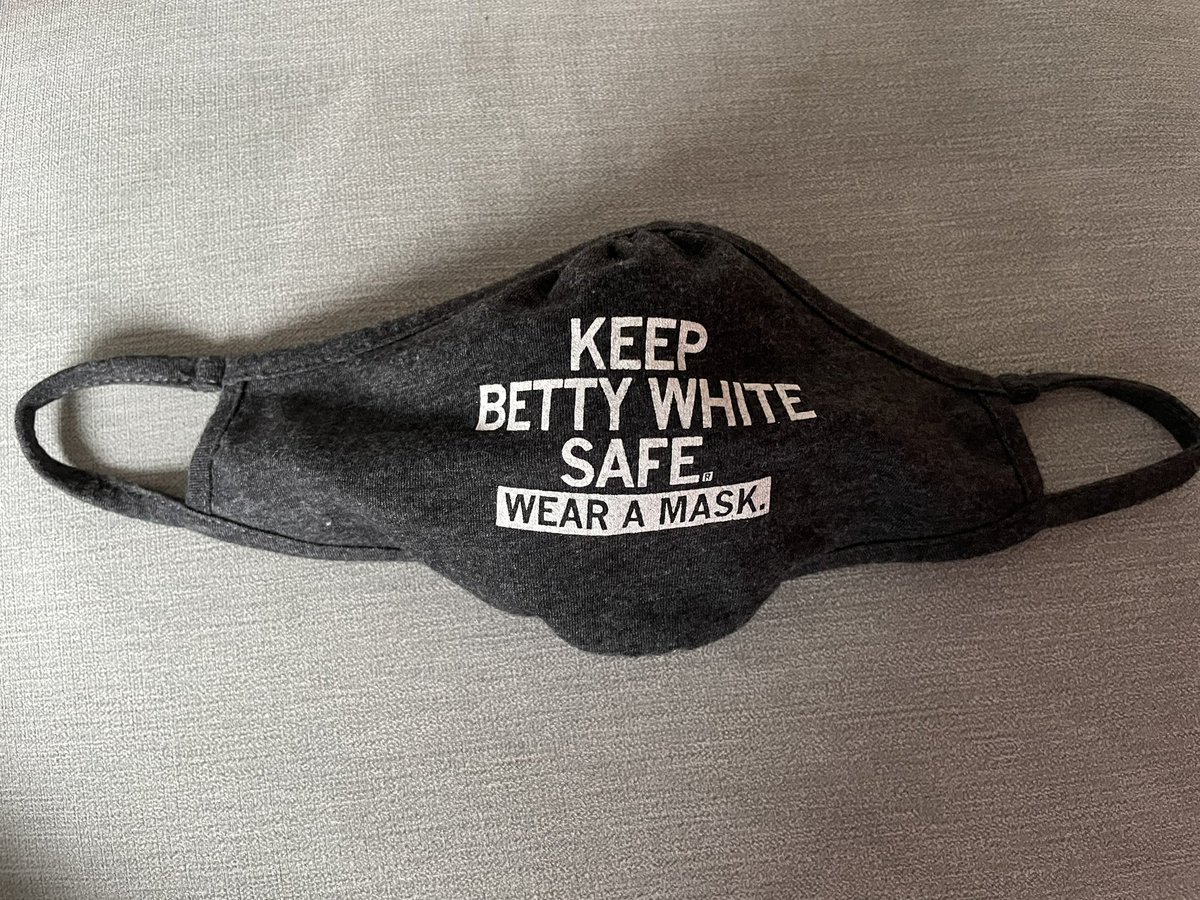 nybchbm's tweet photo. @BettyMWhite Happy early birthday Ms White; wearing my favorite mask to protect you, myself, my family, and the entire planet ( I’m trying 🙃) https://t.co/AlRsjUU0zk