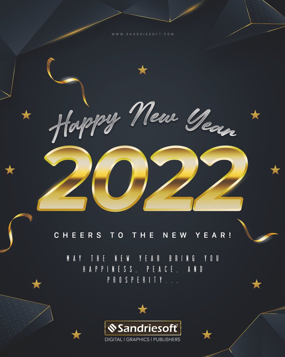 sandriesoft's tweet photo. Sandriesoft Inc. wishes everyone a very happy new year. Wishing you all a blissful new year. Hope that joy and success follow you in every part of life.
.
.
.
#Sandriesoft #SandriesoftDigital #SandriesoftPublishers #SandriesoftBooks #HappyNewYear https://t.co/NfowlXVzTX