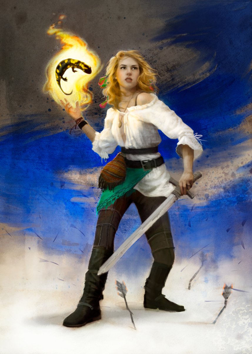 ASterling's tweet image. I'm going to pay other creative people well to create the cover of Like Fire and will publish it this year. This is the really good fantasy book I completed that's paid off in terms of my personal life - these are some of Kirbi Fagan's illustrations that will be in book.