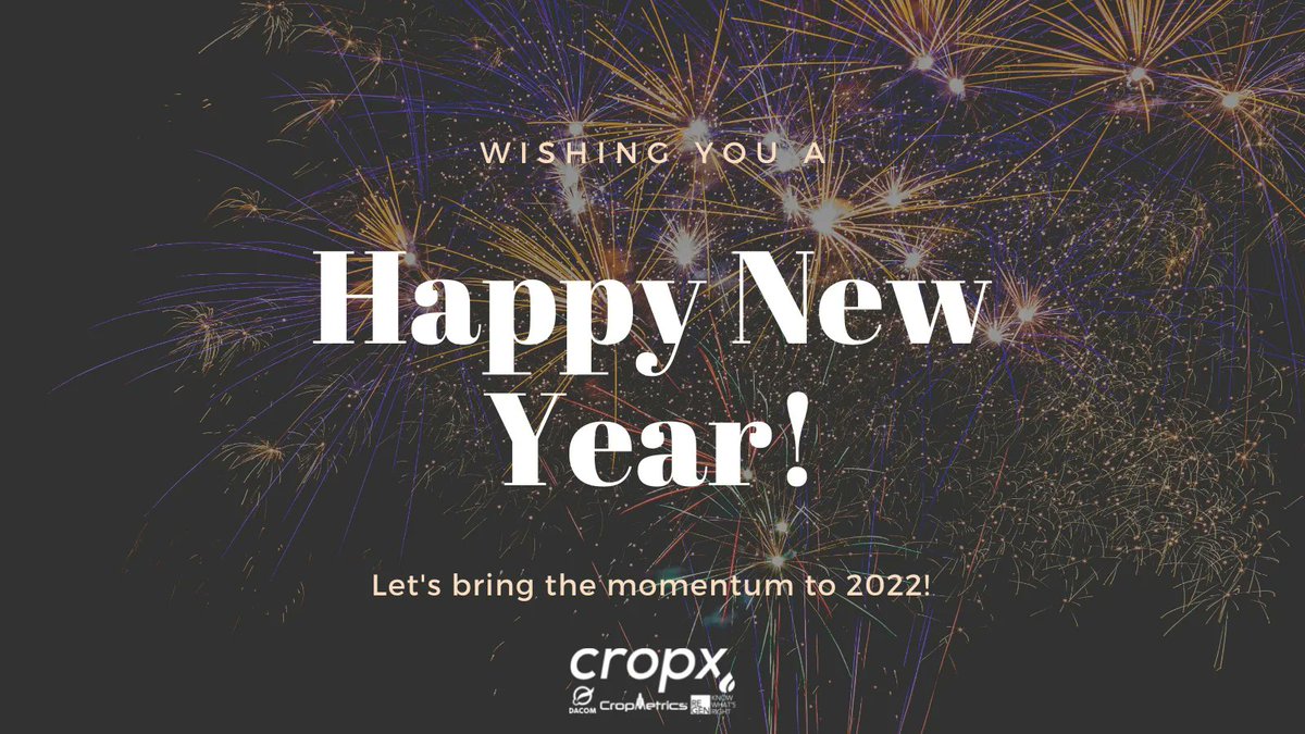 CropX wishes you and your family a great new year!