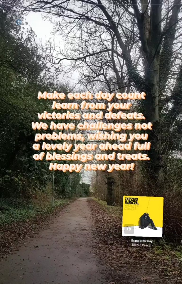 arjun_jethwa's tweet photo. In the dawn of the new year I think about the power music from @DizzeeRascal Brand New Day...new opportunities what can I say. Happy new years all! https://t.co/i9yjUCBDOp