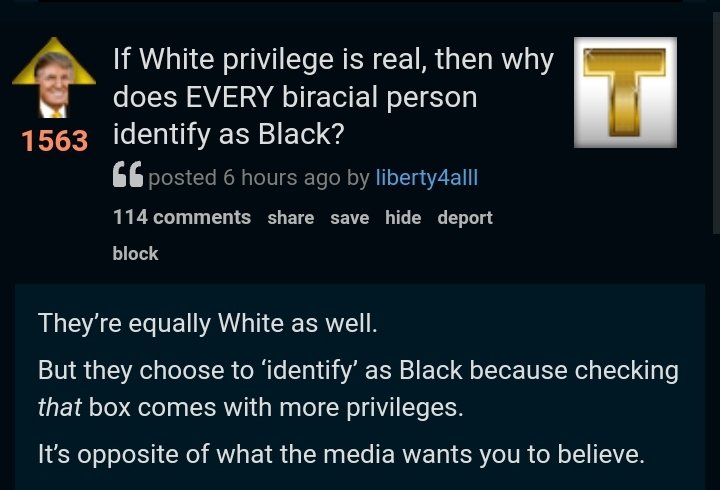 SCrypto3000's tweet photo. #WhatPrivilege https://t.co/abqm4sWV2c