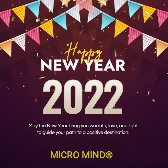 micromindsoft's tweet photo. Happy New Year 2022 https://t.co/C4tiASCvFd