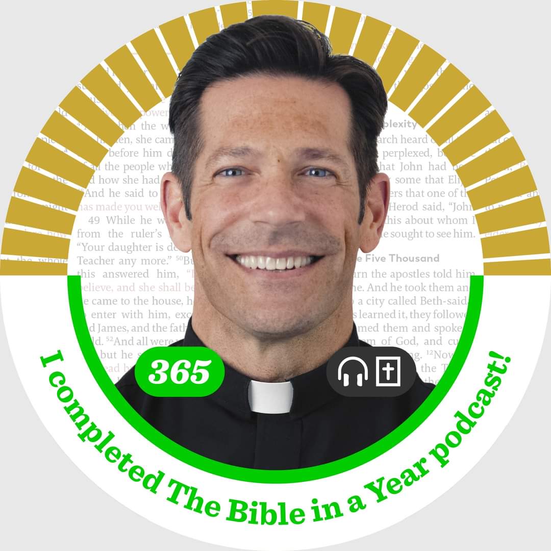 Please use this as your profile picture if you have completed the Bible in a Year podcast of Fr Mike Schmitz.
