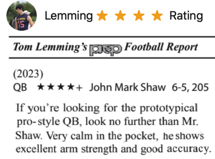 jmshawww's tweet photo. Lemming Report "⭐️⭐️⭐️⭐️+" https://t.co/3R4LRWGTtV