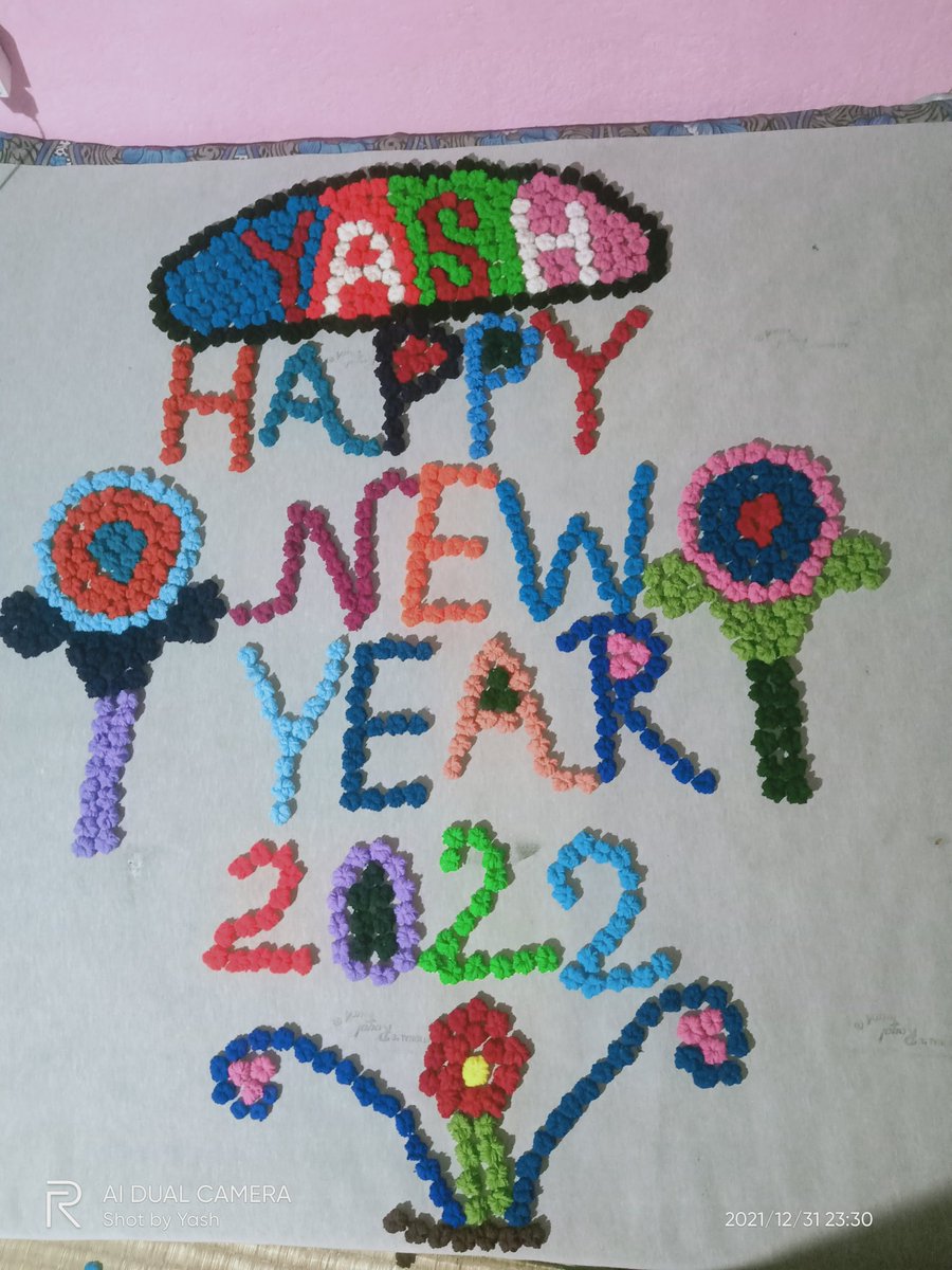 RupaSheet's tweet photo. @Yash_Dasgupta জীবনের অধ্যায় গুলো বড্ড ছোট কিন্তু ভুল গুলো সবচেয়ে বড় । তাই এটাই প্রার্থনা জীবনের ভুলগুলো যেন করার আগে যেন শুধরে নিতে পারো।❤️ বড্ড ফুলের অভাব ছিল তাই এইভাবে উলের ফুল বানিয়ে নতুন বছরের শুভেচ্ছা জানালাম। ❤️ Happy New year sweetheart ❤️ I Love u ❤️❤️❤️ https://t.co/c90syLaAEy