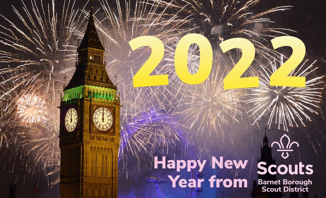 Wishing you all a Happy New Year! Here's to a brilliant year of scouting in 2022...