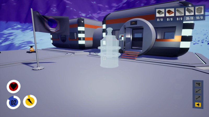 Oxygen is limited on Brahe-5. Make more by creating your own bases and outposts! Stay inside to survive the night and decorate your new home! #gamedev #gaming #indiedev