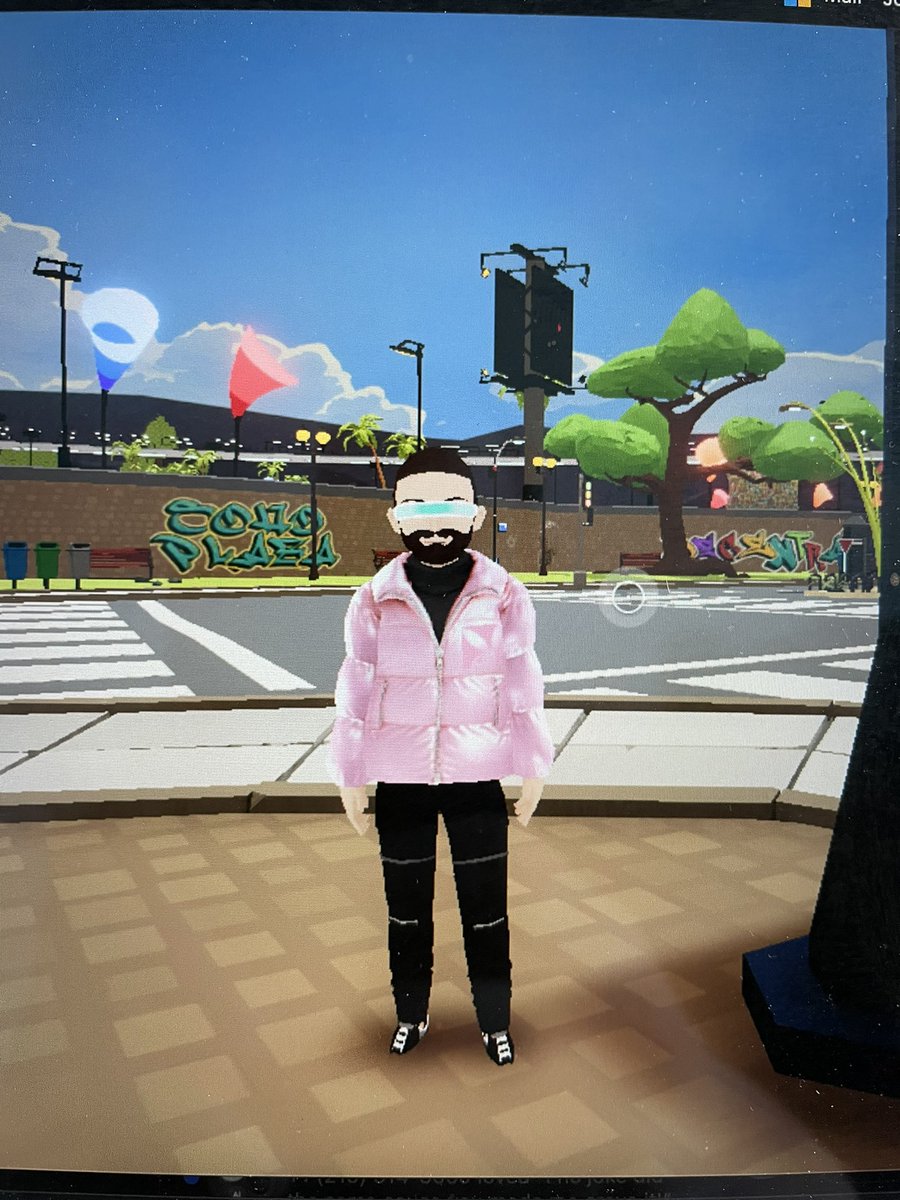 AcidClops's tweet image. Joined @decentraland with my new @PlayboyNFTS puffer jacket! 🐰📈
