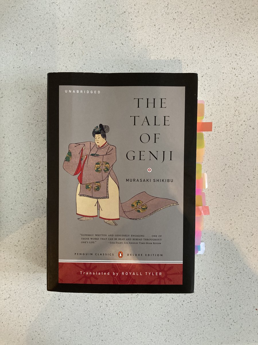bhurley's tweet photo. On the last day of 2021, I read the final page of the novel I've been savoring all year long: THE TALE OF GENJI. It's been an incredible journey, filled with beauty, strangeness, and grief. Here's to another slow read in 2022. #amreading #taleofgenji #slowreads #yearofgenji https://t.co/oaBtdXO0RG