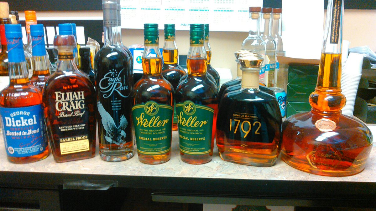 The <a href="/BlantonsBourbon/">Blanton's Bourbon</a> is gone <a href="/wlweller/">W. L. Weller</a> Antique gone.
Plenty of treats left!