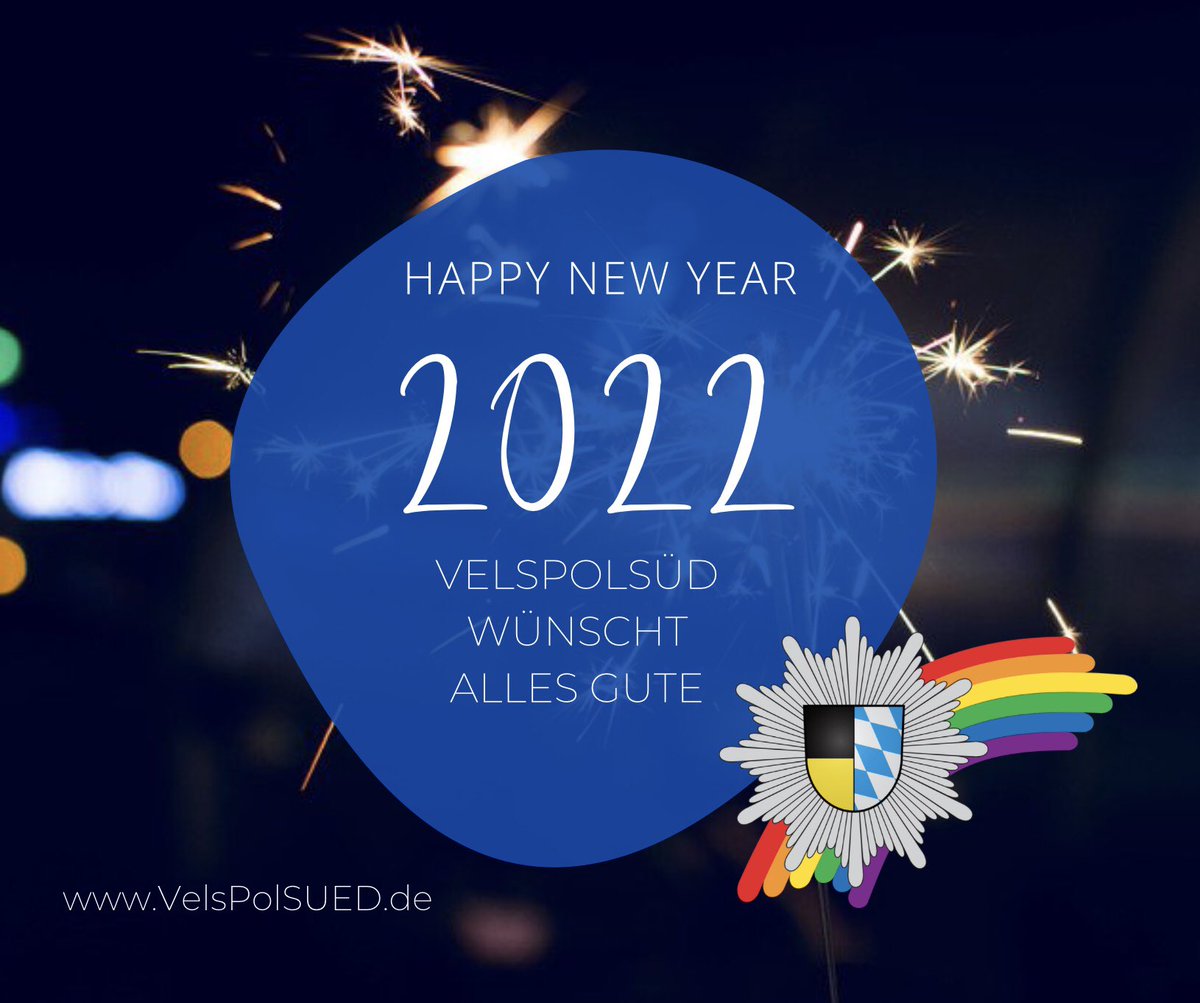 velspolsued's tweet photo. Happy New Year 2022

2021 liegt hinter uns, ein Jahr mit vielen Veränderungen - VelsPolBW und VelsPol Bayern sind Geschichte. #VelsPolSÜD wird viel Neues bringen und wir freuen uns insbesondere auf viele neue Mitglieder aus #Bayern und #BW
#polizei #zoll #justiz #lsbti #lgbtiq https://t.co/ItAUfDatUM