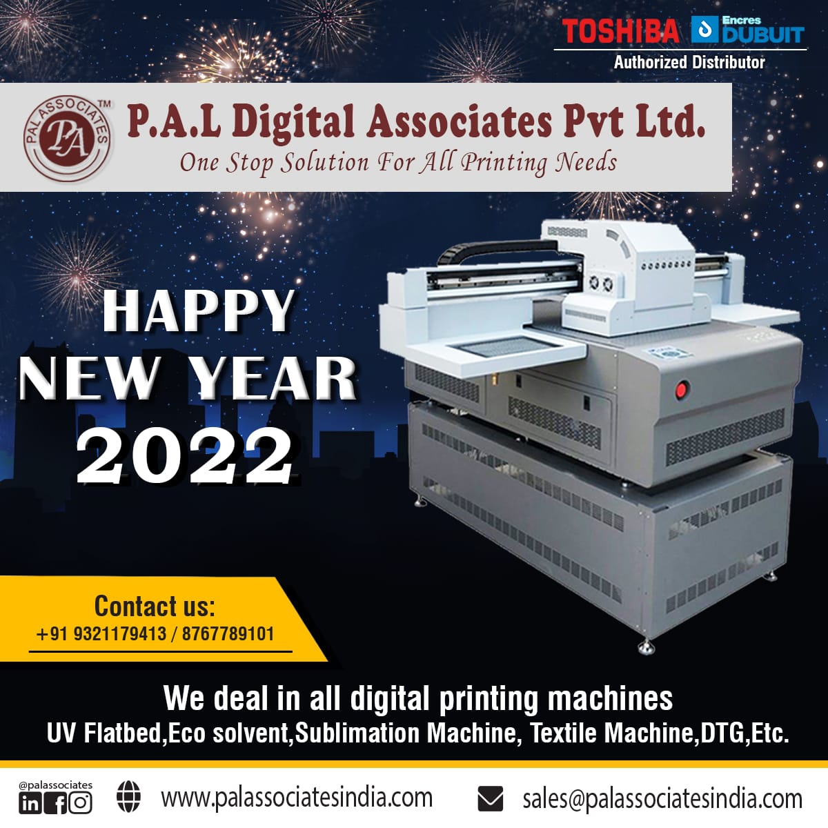 Happy New Year to everyone.

From
P.A.L Digital Associates Pvt Ltd.
palassociatesindia.com
9321179413
8767789101.