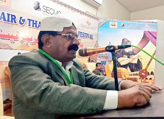 NandlalMalhi's tweet photo. Inaugurated Three Day Marvi Jo Melo &amp; Thar Literature Festival and Addressed Presidential Thar Conference organized by Thar Arts Council at #SMBB Complex Mithi. Marvi was a great character of Sindh, we are proud of her great role of Marvi patriot.
@BBhuttoZardari @FaryalTalpurPk https://t.co/RDxfUGXeXW