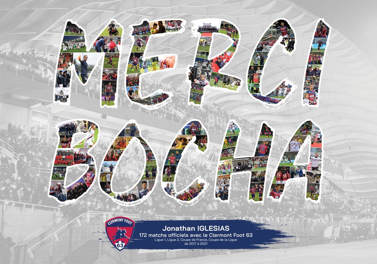 ClermontFoot's tweet photo. Après avoir partagé un moment avec ses coéquipiers ce matin, Jonathan Iglesias a reçu un cadeau du club, retraçant ses 6 saisons en photos. 

Merci Bocha ! ❤️💙 https://t.co/37Ro0N4mq5