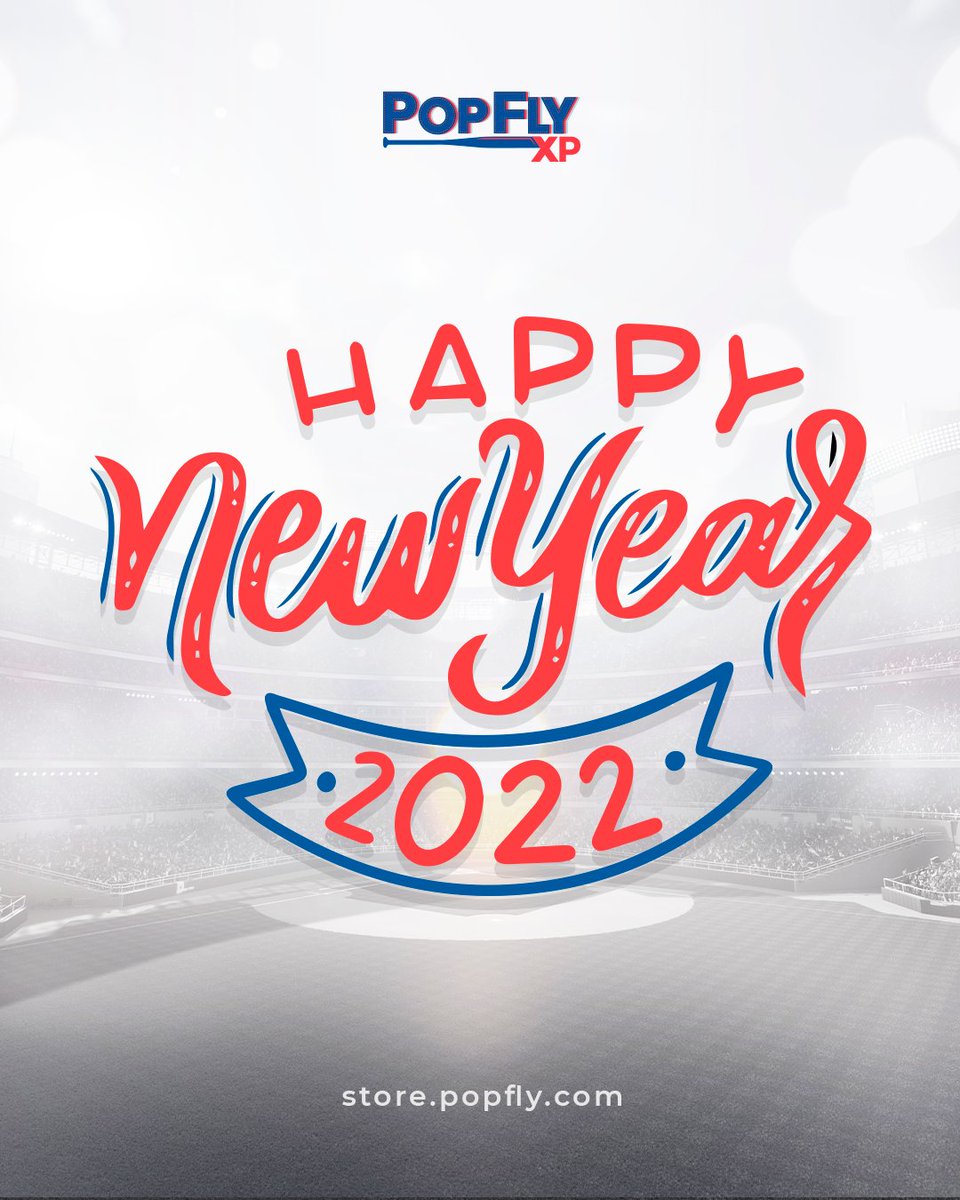 PopFlyXP's tweet photo. We just wanna say Happy New Year! 🎉⚾

Wishing everybody Good Vibes in 2022. ✌🏼 https://t.co/uR4FaiW97y