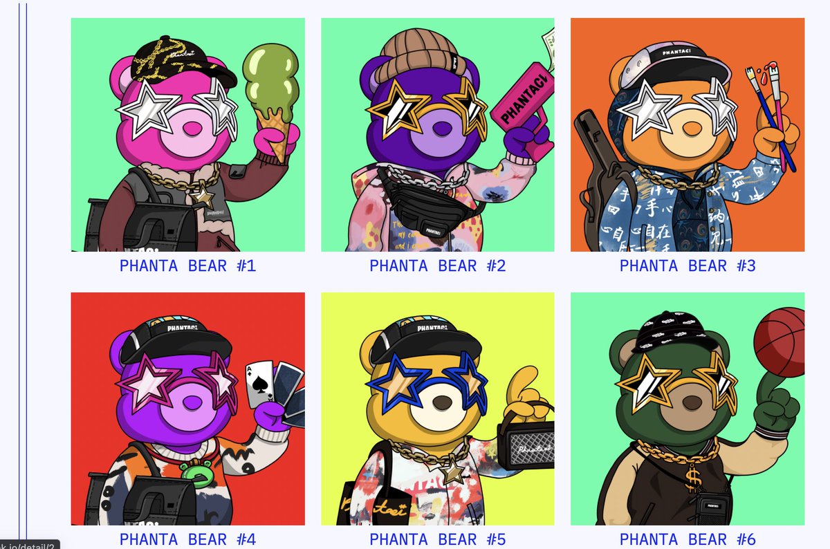 💋Happy New Year 2022! 👑 We have updated our official website:  https://t.co/v8EHDh3Fuz 📢 Now you can check out all 10,000 unique Phanta  Bear NFT collections. THE SALES WILL START FROM 11:00 AM