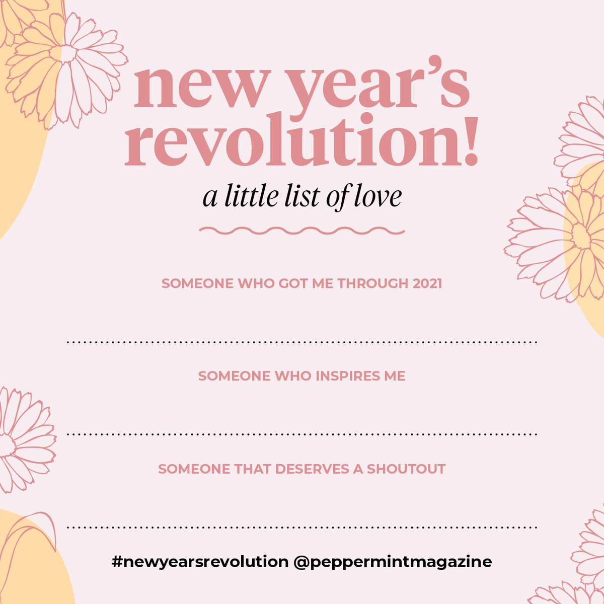 As most of us run screaming from 2021, writing resolutions might seem alluring. We’re all for goal setting, but instead of trying to make unrealistic plans in this topsy turvy world, how about we turn the focus to others instead?